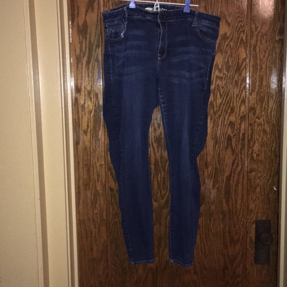 Old Navy "The Rock Star" jeans.